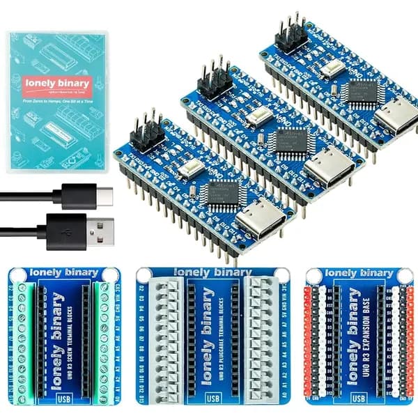 3-Pack Nano V3.0 USB-C + 3 Expansion Bases