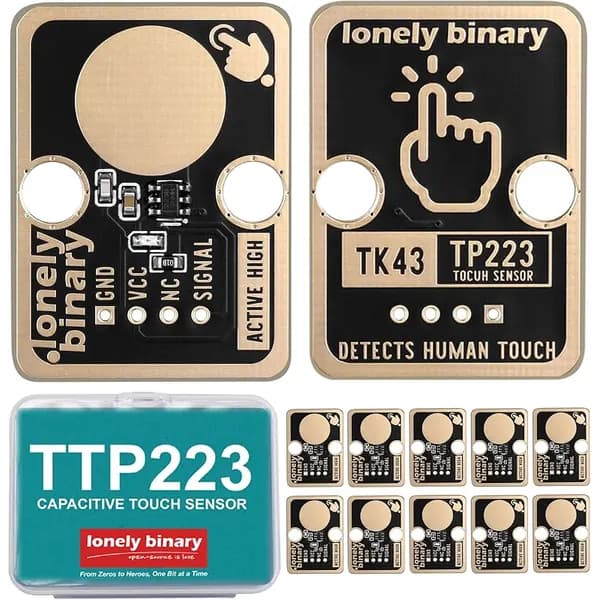 12-Pack TTP223 Capacitive Touch Sensor