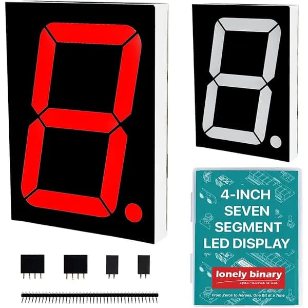 4" 7-Segment LED Display with 74HC595