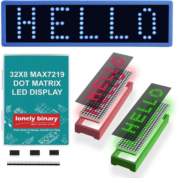 3-Pack 32x8 LED Matrix MAX7219, 3 Colours