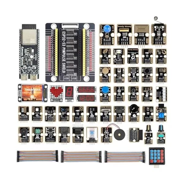 ESP32-S3 STEM Learning Kit, 46 Sensor Modules