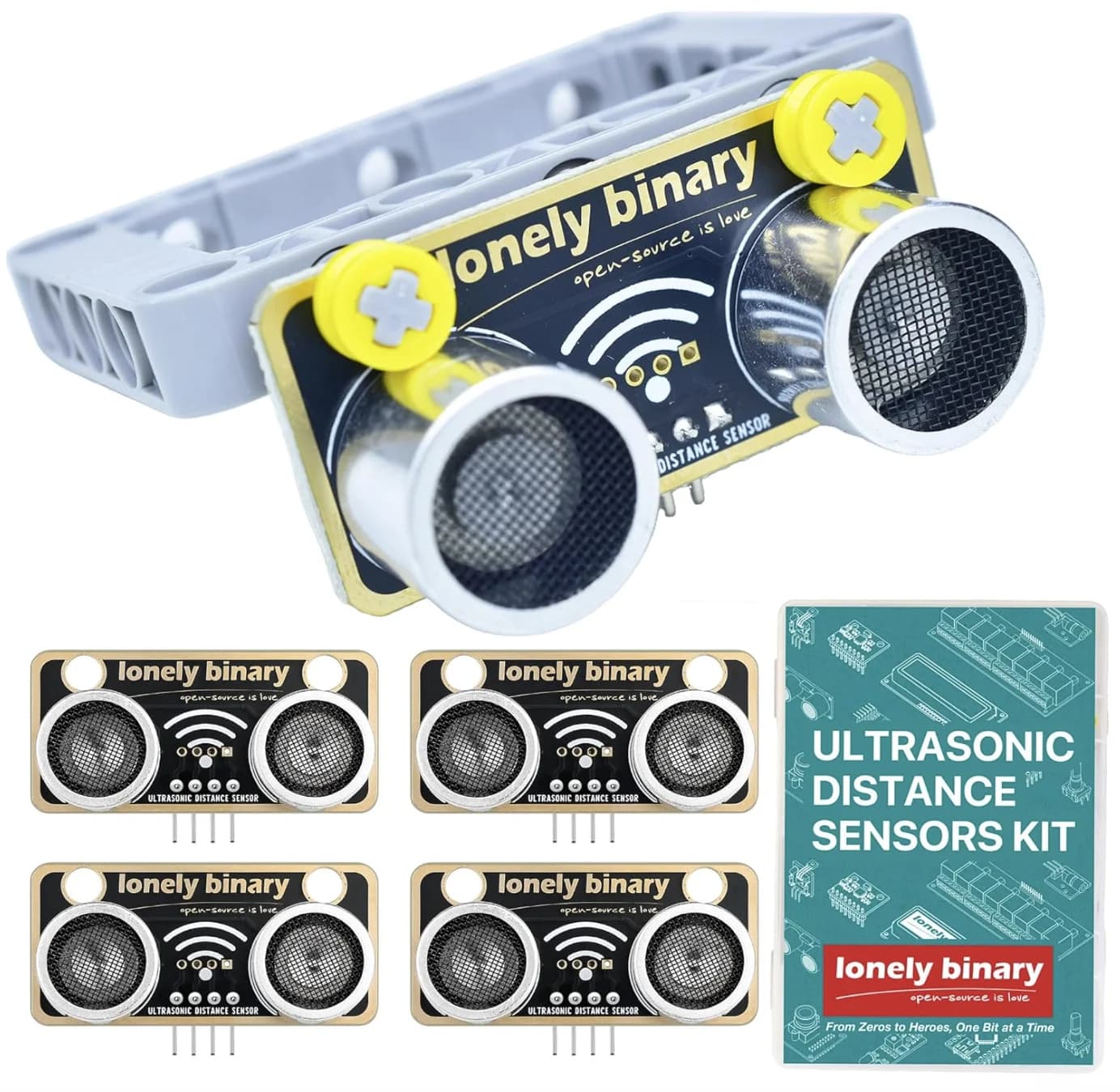 TinkerBlock Ultrasonic Distance Sensor Kit