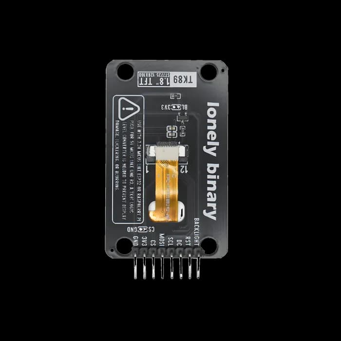 1.8-inch TFT Display