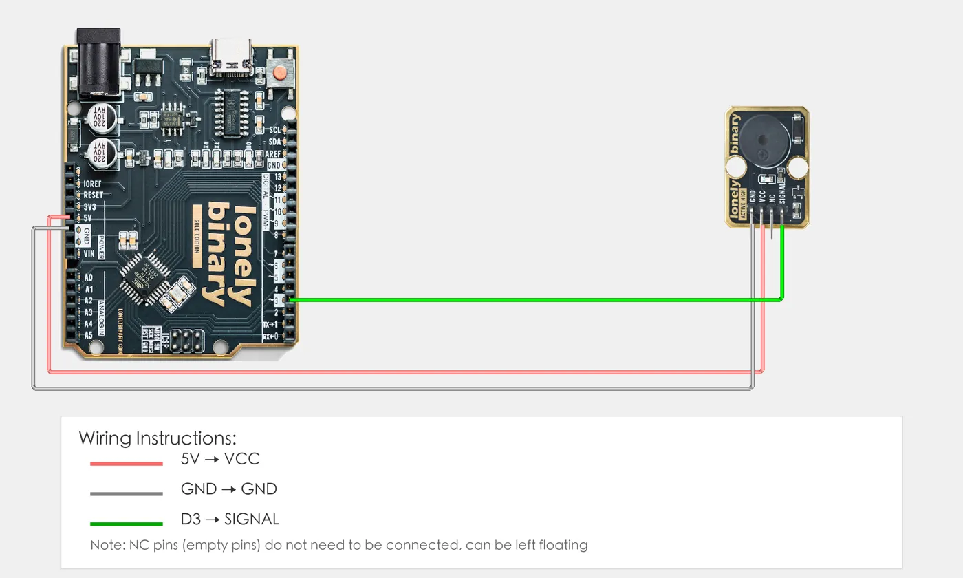 Active Buzzer wiring