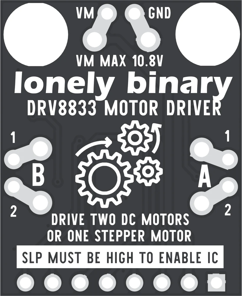 DRV8833 Dual Motor Driver — back