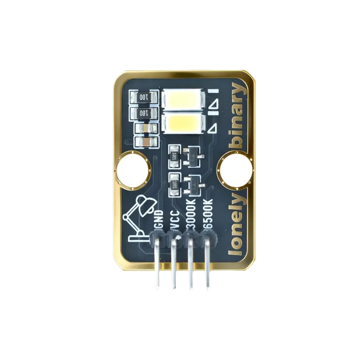 Dual Bright LEDs — front