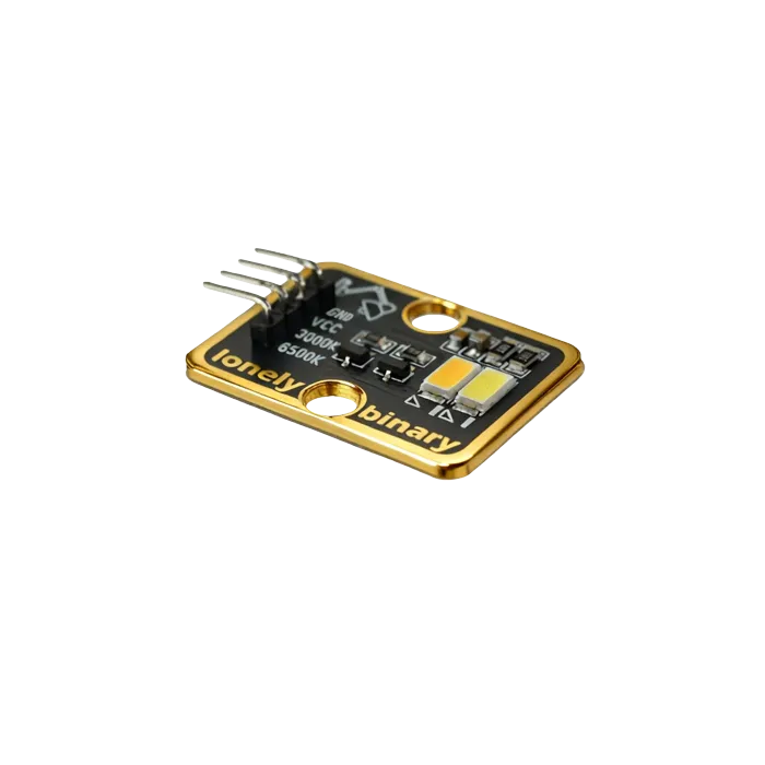 Dual Bright LEDs — side