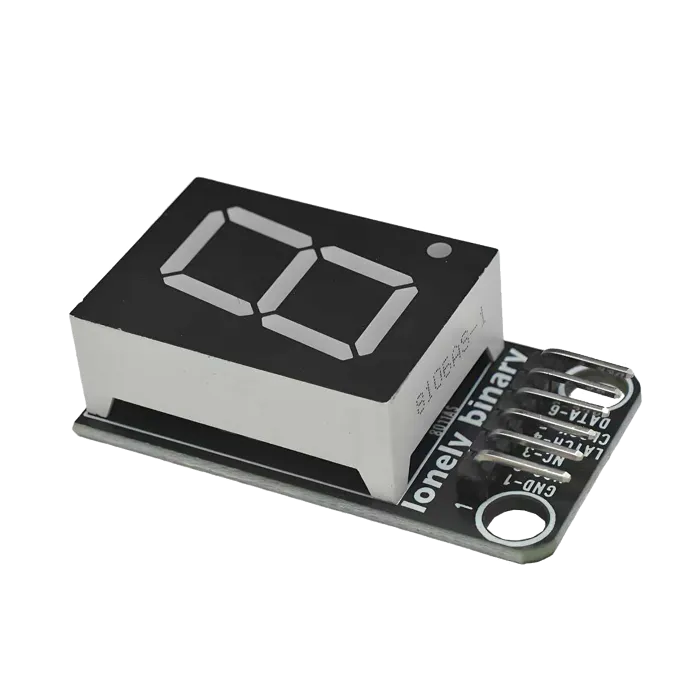 74HC595 Segment LED — side