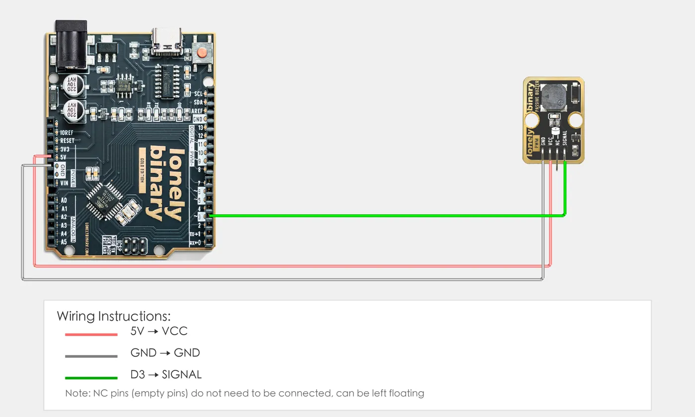 Passive Buzzer wiring